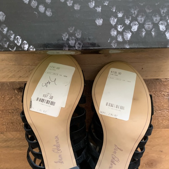 Sam Edelman Yarina Black Block Sandal - Picture 6 of 8